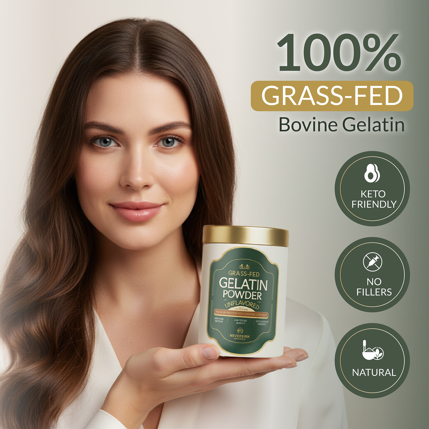 Grass Fed Gelatin Powder