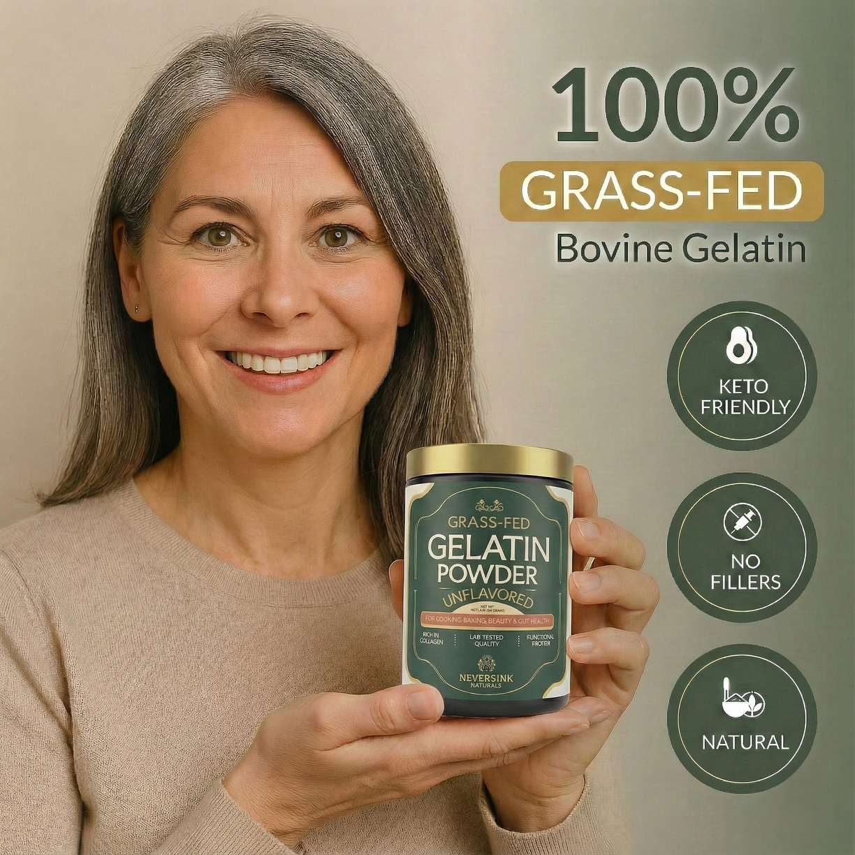 Grass Fed Gelatin Powder